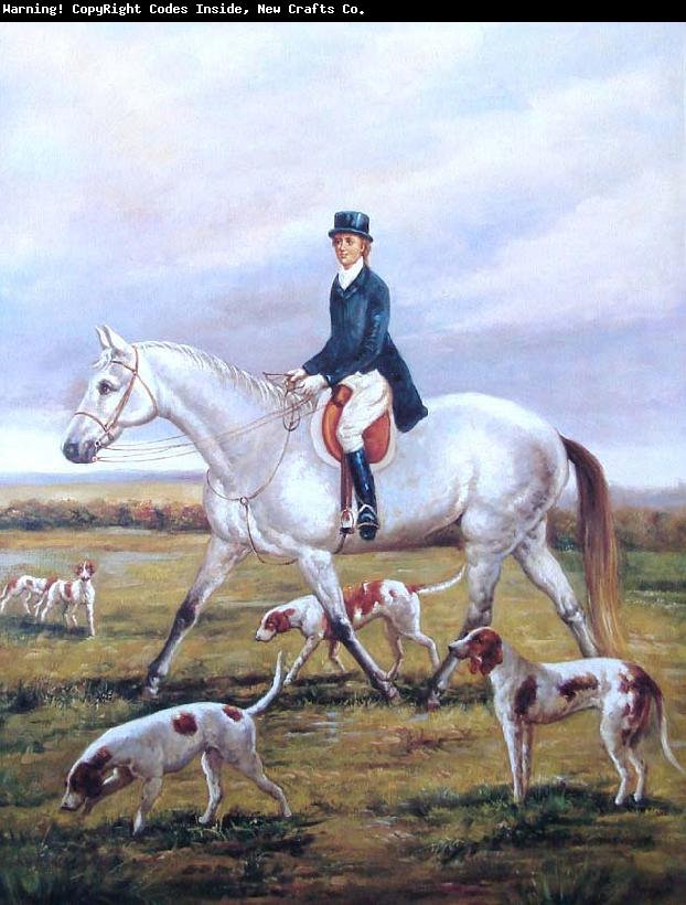 unknow artist Hunting Australian oil painting art